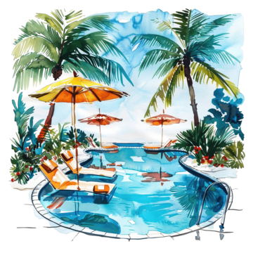 Pool - WaterColor