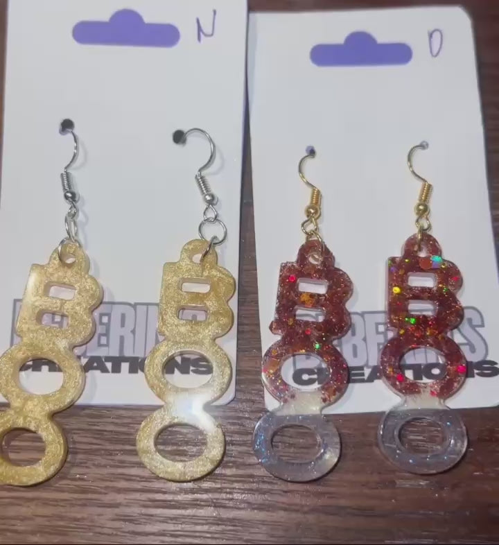Handmade Resin Earrings